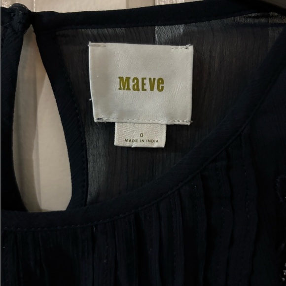 Navy Blue Women's Top by Maeve - Picture 4 of 4